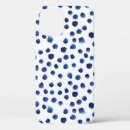 Search for watercolor dots iphone cases Navy