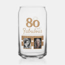 Search for eighties beer glasses 80th birthday