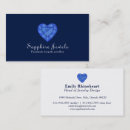 Recherche de coeur bleu cartes visite Blanc
