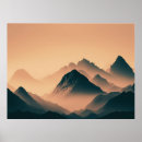 Search for foggy mountains posters Minimalist