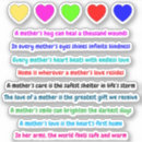 Search for words of love stickers Mother