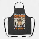 Search for funny pug aprons Halloweengifts
