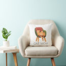 Recherche de maman chat coussins Moderne