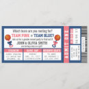 Search for basketball gender reveal invitations Pink