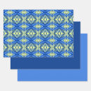 Search for wavy wrapping paper Blue