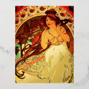 Search for alphonse mucha postcards Gold