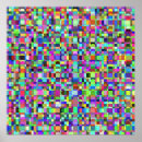 Recherche de pixel posters Multicolore