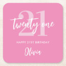 Search for 21st birthday coasters Modern