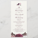 Search for purple wedding programs Flowers