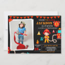 Search for firetruck birthday invitations Boy birthday party