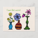 Search for woman moving postcards Flowers