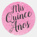 Search for pink quince stickers Quinceañera