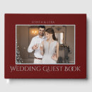 Search for burgundy guest books Stylish