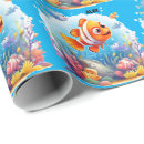 Recherche de poissons de clown papier cadeau Enfant