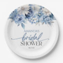 Search for dusty blue paper plates Bridal shower