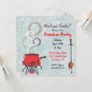Search for fondue party invitations Retro