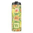 Search for floral monogram travel mugs Watercolor