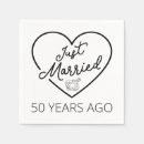 Search for just married napkins Couple
