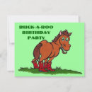 Search for buckaroo invitations Horse