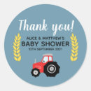 Search for red tractor stickers Boy