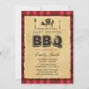 Search for cookout baby shower invitations Gingham