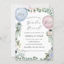 Search for balloon gender reveal invitations Girl