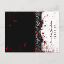 Search for splattered blood postcards Bloody