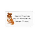 Search for rescue dog return address labels Puppies