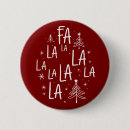 Search for fa la la buttons Santa