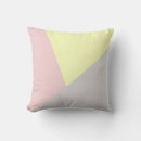 Search for pink grey yellow pillows Geometric