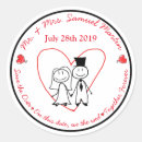 Search for figures heart stickers Groom