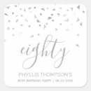 Search for 80th birthday stickers Modern