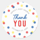 Search for blue and red stickers Colourful