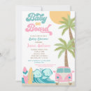 Search for beach baby girl shower invitations Surfer