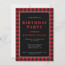Recherche de red plaid invitations Bûcheron
