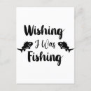Recherche de pêche drôle cartes postales Typographie