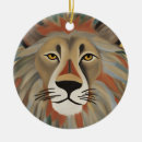 Recherche de tête de lion ornements Sauvage