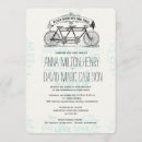 Search for vintage bicycle wedding invitations Tandem