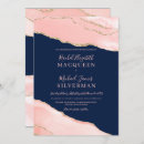 Search for pink marble wedding invitations Watercolor