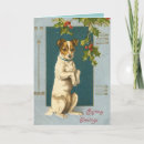 Search for terrier christmas cards Santa