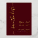 Search for burgundy save the dates Stylish