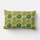 Recherche de motif tournesol coussins Vert