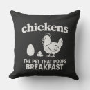 Search for funny chicken pillows Backyard chickens