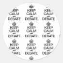 Recherche de debate stickers Vote