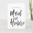 Recherche de maid of honor bridesmaid cards Serez vous mon