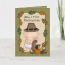 Recherche de premier thanksgiving vœux cartes Bébé