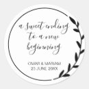 Recherche de wreath wedding stickers Simple