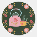 Recherche de vintage tea party stickers Floral