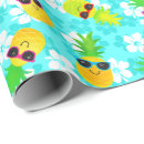 Search for hawaiian hibiscus wrapping paper Luau