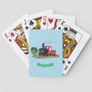Search for steam train playing cards Vintage
